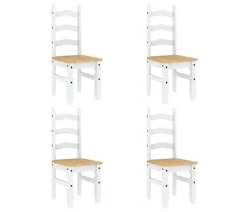 5-Osaline Söögilauakomplekt "Panama", Valge Männipuit