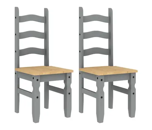 Valgomojo Komplektas Panama, 3 Dalių, Pilka Pušies Masyvas