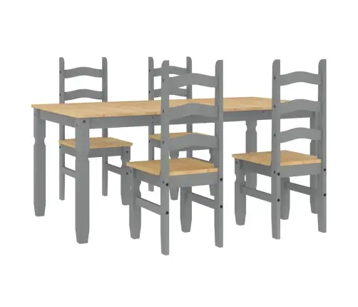 5-Osaline Söögilauakomplekt "Panama", Hall Männipuit