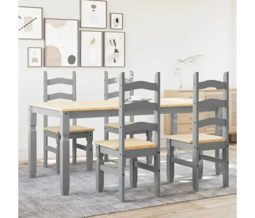 5-Osaline Söögilauakomplekt "Panama", Hall Männipuit