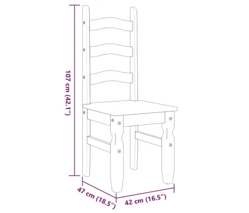 Valgomojo Komplektas Panama, 7 Dalių, Pušies Masyvas