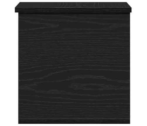 Salvestuskarp Ladustamisega Must Tamm 30 X 35 X 35 Cm Tehispuit