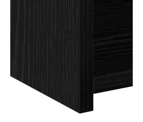 Raamatukapp Sahtliga Must Tamm 30 X 42.4 X 185.2 Cm