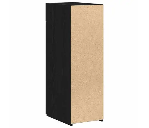 Bufete Melna Ozola 30X42,5X93 Cm Izstrādāta Koks Vidaxl