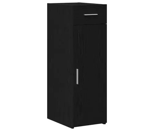 Bufete Melna Ozola 30X42,5X93 Cm Izstrādāta Koks Vidaxl