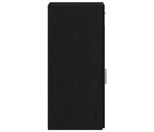 Bufete Melna Ozola 30X42,5X93 Cm Izstrādāta Koks Vidaxl