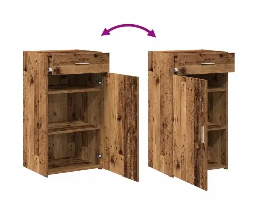 Bufete Vecs Koks 30X42,5X93 Cm Inženierētā Koksne Vidaxl Bufete Vecs Koks 30X42,5X93 Cm Inženierētā Koksne Vidaxl