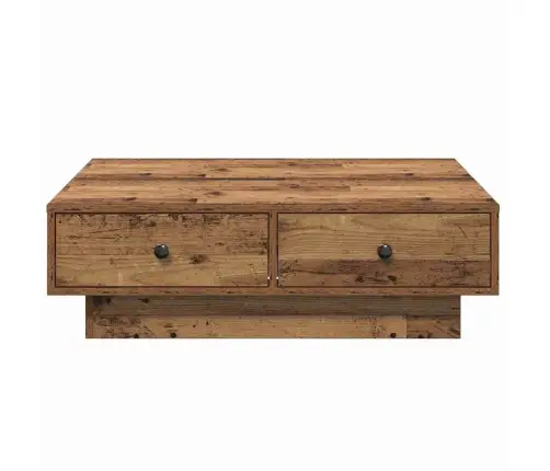Kafijas Galds Vecs Koks Pārstrādāts Koks 90 X 90 X 28 Cm Vidaxl