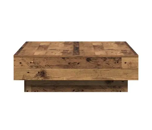 Kafijas Galds Vecs Koks Pārstrādāts Koks 90 X 90 X 28 Cm Vidaxl