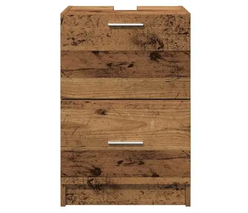 Vonios Spintelė Su Stalčių Senovinis Medis 40 X 37 X 59 Cm