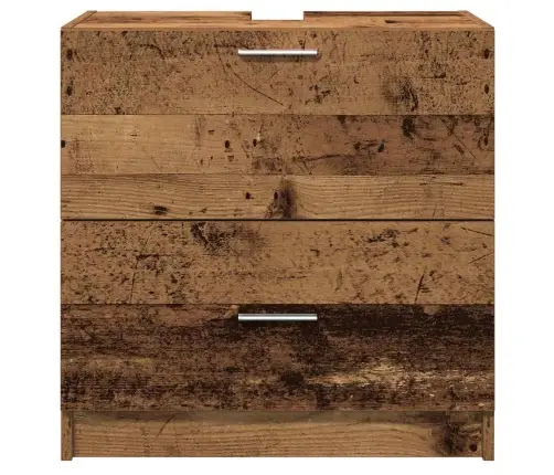 Izlietnes Skapītis Vecs Koks 59 X 37 X 59 Cm Inženierijas Koks Vidaxl