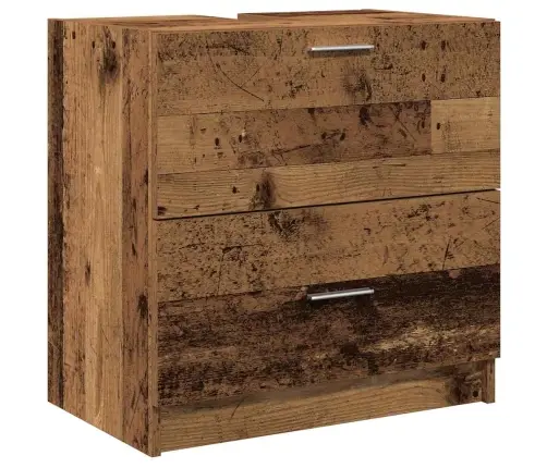 Izlietnes Skapītis Vecs Koks 59 X 37 X 59 Cm Inženierijas Koks Vidaxl