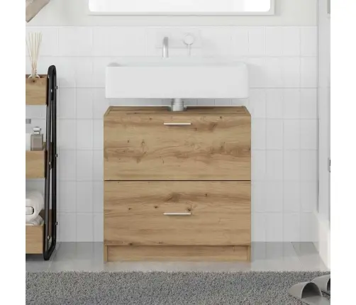 Vonios Spintelė Su Stalčių Amatininkų Ąžuolas 59 X 37 X 59 Cm