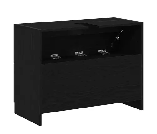 Vonios Spintelė Juodas Ąžuolas 78 X 37 X 59 Cm Apdirbta Mediena