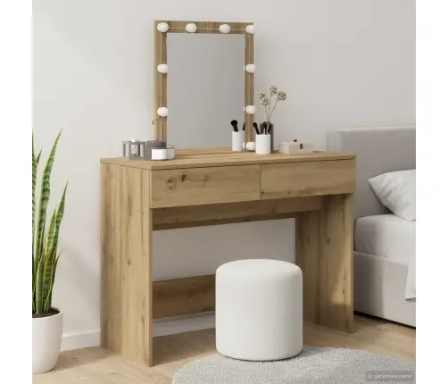 Makiažo Stalas Su Stalčių Amatininkų Ąžuolas 100 X 40 X 130 Cm