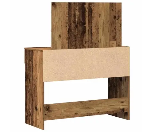 Tualetes Galds Ar Led Vecs Koks 100X40X120 Cm Vidaxl