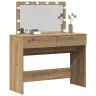 Tualetes Galdiņš Ar Led Artisan Ozola 100X40X120 Cm Vidaxl Tualetes Galdiņš Ar Led Artisan Ozola 100X40X120 Cm Vidaxl