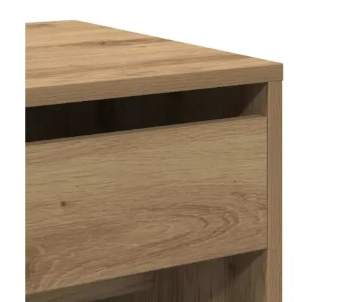 Grima Galdiņš Ar Spoguli Artisan Oak Inženierijas Koks Vidaxl