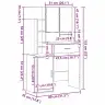 Meigilaud Sahtliga Uksega Vana Puit 80 X 35 X 132 Cm Tehispuit