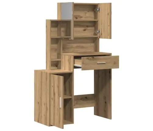 Meigilaud Sahtliga Käsitöötamm 80 X 35 X 132 Cm Tehispuit