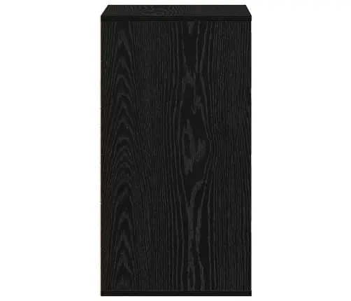 Stalčių Spintelė Juoda 40 X 41 X 76 Cm Apdirbta Mediena