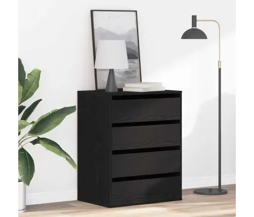 Sahtlibüroo Sahtliga Must 60 X 41 X 76 Cm Tehispuit