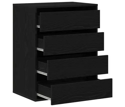 Sahtlibüroo Sahtliga Must 60 X 41 X 76 Cm Tehispuit