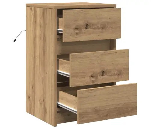 Šalia Lovos Spintelė Amatininkų Ąžuolas 38 X 34 X 61 Cm