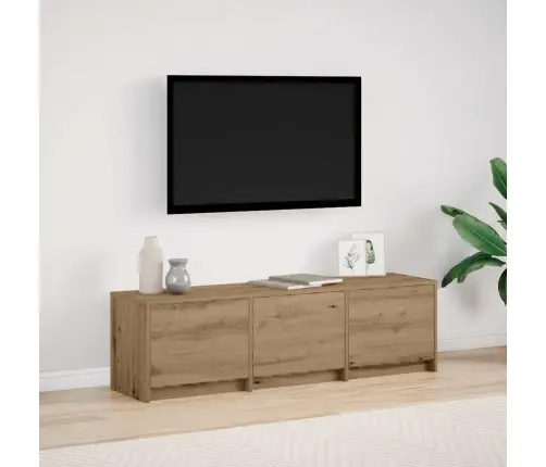 Tv Vienetai Su Stalčių Amatininkų Ąžuolas 140 X 34 X 40 Cm