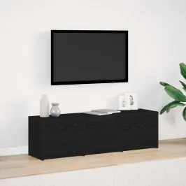 Telerikapp Sahtliga Must Tamm 140 X 34 X 40 Cm Tehispuit