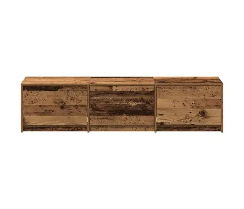 Tv Skapīts Vecs Koks 162,5 X 34 X 40 Cm Inženierijas Koks Vidaxl