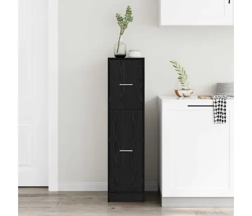 Apteekri Kapp Must Tamm 30 X 41 X 118 Cm Tehispuit