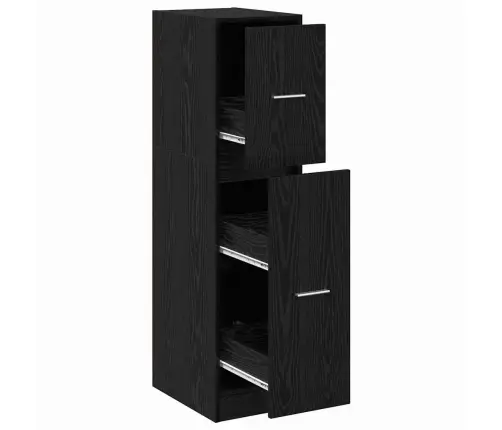 Apteekri Kapp Must Tamm 30 X 41 X 118 Cm Tehispuit