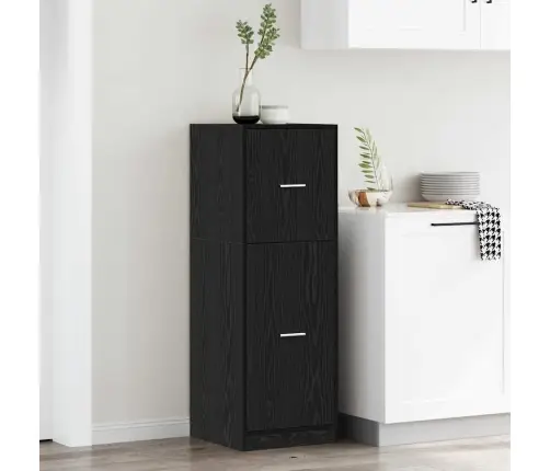 Aptieku Skapis Melna Ozola 40X41X118 Cm Inženiertērauda Vidaxl