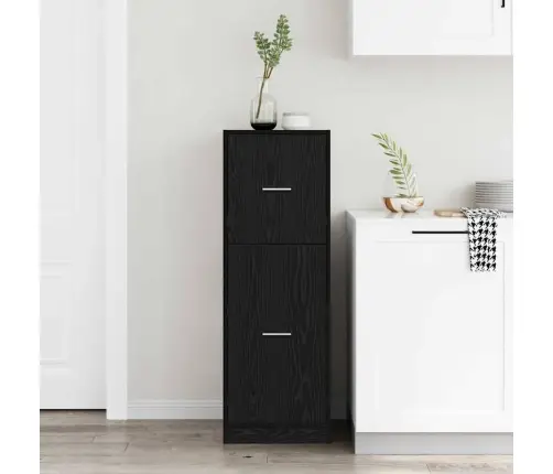 Aptieku Skapis Melna Ozola 40X41X118 Cm Inženiertērauda Vidaxl