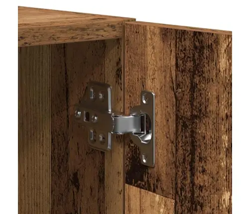 Sienas Skapis Vecs Koks 70X42,5X40 Cm Inženiertehniskā Koks Vidaxl