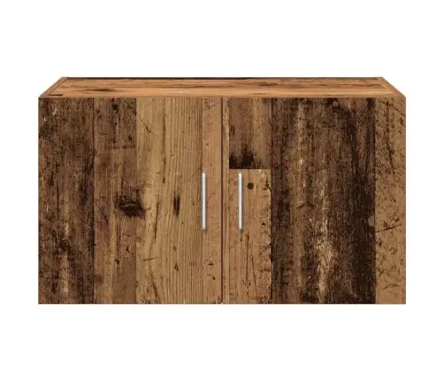 Sienas Skapis Vecs Koks 70X42,5X40 Cm Inženiertehniskā Koks Vidaxl