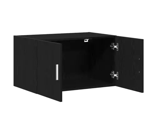 Sienas Skapis Melno Ozolu 70X42,5X40 Cm Inženierijas Koks Vidaxl