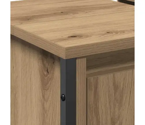 Vannas Istabas Izlietnes Skapītis Artisan Ozols 60X35X50 Cm Inženierijas Koks Vidaxl