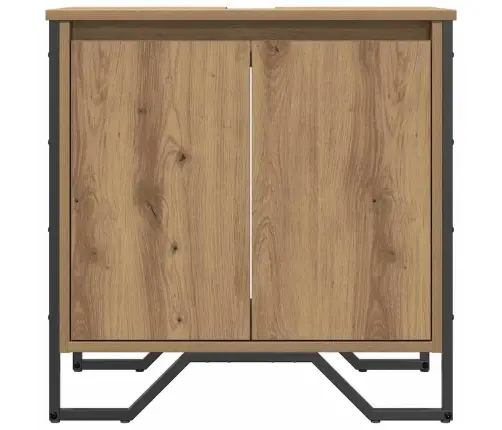 Vannas Istabas Izlietnes Skapītis Artisan Ozols 60X35X50 Cm Inženierijas Koks Vidaxl