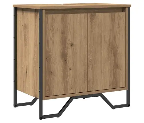 Vannas Istabas Izlietnes Skapītis Artisan Ozols 60X35X50 Cm Inženierijas Koks Vidaxl