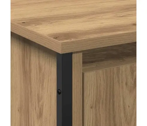 Vannas Izlietnes Skapītis Ozols 91X35X60 Cm Inženierijas Koks Vidaxl