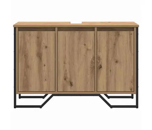 Vannas Izlietnes Skapītis Ozols 91X35X60 Cm Inženierijas Koks Vidaxl