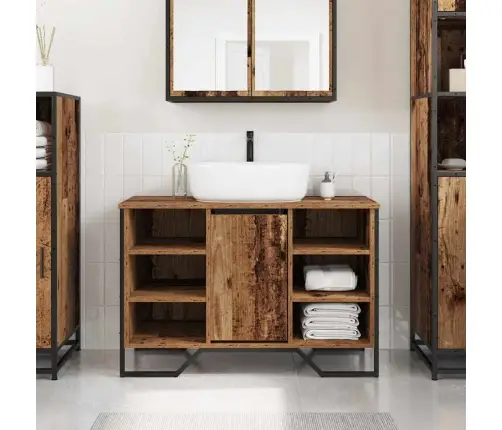 Vonios Kriauklės Spinta Senovinis Medis 91 X 35 X 60 Cm