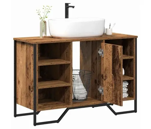 Vonios Kriauklės Spinta Senovinis Medis 91 X 35 X 60 Cm