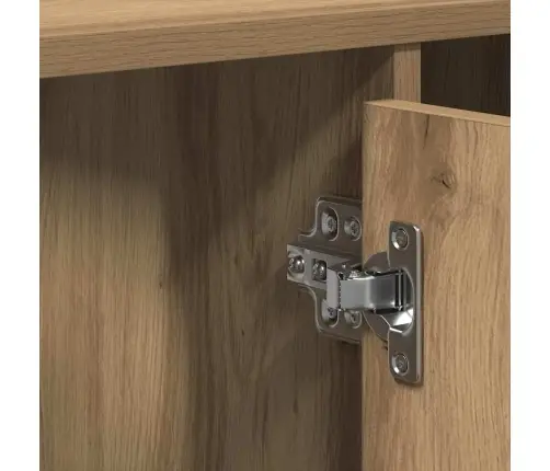 Vannas Izlietnes Skapis Artisan Ozols 91X35X60 Cm Inženierijas Koks Vidaxl