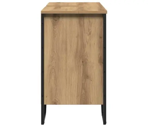 Vannas Izlietnes Skapis Artisan Ozols 91X35X60 Cm Inženierijas Koks Vidaxl