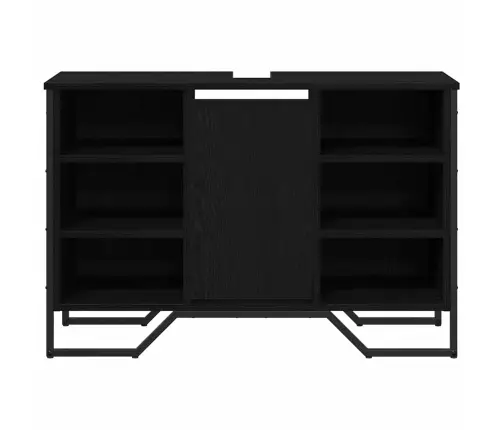 Vonios Kriauklės Spinta Juodas Ąžuolas 91 X 35 X 60 Cm