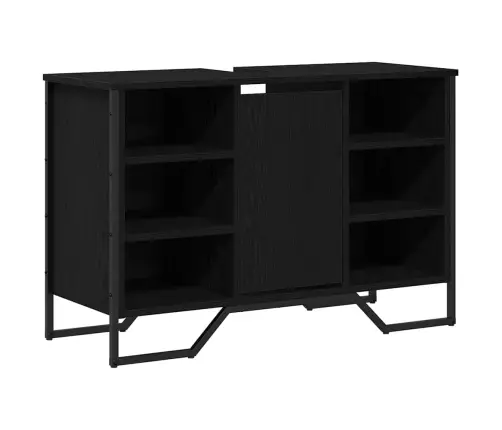 Vonios Kriauklės Spinta Juodas Ąžuolas 91 X 35 X 60 Cm