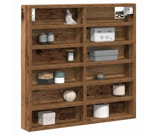 Išdėstymo Spinta Senas Medis 60 X 8,5 X 58 Cm Apdirbta Mediena